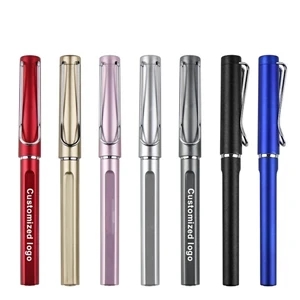 Customized Colored Ballpoint pen with metal clip | https://www.bestnamebadges.com