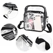 Transparent Crossbody Shoulder Bag | https://www.bestnamebadges.com