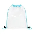 CLEAR PVC DRAWSTRING BACKPACK | https://www.bestnamebadges.com