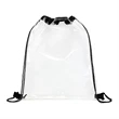 CLEAR PVC DRAWSTRING BACKPACK | https://www.bestnamebadges.com
