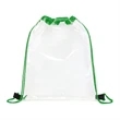 CLEAR PVC DRAWSTRING BACKPACK | https://www.bestnamebadges.com