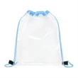 CLEAR PVC DRAWSTRING BACKPACK | https://www.bestnamebadges.com