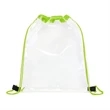 CLEAR PVC DRAWSTRING BACKPACK | https://www.bestnamebadges.com