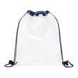 CLEAR PVC DRAWSTRING BACKPACK | https://www.bestnamebadges.com