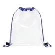 CLEAR PVC DRAWSTRING BACKPACK | https://www.bestnamebadges.com