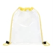 CLEAR PVC DRAWSTRING BACKPACK | https://www.bestnamebadges.com