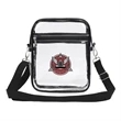 Transparent PVC Stadium Approved Crossbody Shoulder Bag | https://www.bestnamebadges.com