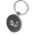 Black Round Keychains | https://www.bestnamebadges.com