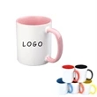 12OZ Ceramic Double Color Coated Mug | https://www.bestnamebadges.com