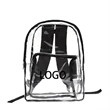 Clear Vinyl PVC Backpack With Padded Adjustable Straps | https://www.bestnamebadges.com