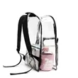Clear Vinyl PVC Backpack With Padded Adjustable Straps | https://www.bestnamebadges.com