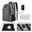 Large Travel Laptop Backpack with USB Charging Port | https://www.bestnamebadges.com