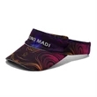 Sublimation Poly Twill Sun Visor Sandwich Bill Hook & Loop | https://www.bestnamebadges.com