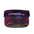 Sublimation Poly Twill Sun Visor Sandwich Bill Hook & Loop | https://www.bestnamebadges.com