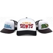5 Panel Sublimation Polyester Mesh Back Trucker Cap Snapback | https://www.bestnamebadges.com