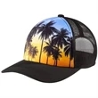 5 Panel Sublimation Polyester Mesh Back Trucker Cap Snapback | https://www.bestnamebadges.com