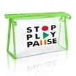 Clear Cosmetic Pouch For Travelling | https://www.bestnamebadges.com