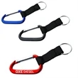 Metal Carabiner With Strap Keychains | https://www.bestnamebadges.com