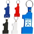 Soft Shape Number One Keychains | https://www.bestnamebadges.com