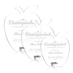 Polaris Apple Award - Silver | https://www.bestnamebadges.com