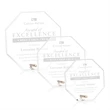 Polaris Octagon Award - Gold | https://www.bestnamebadges.com