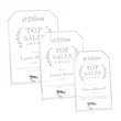 Polaris Clipped Rectangle Award - Silver | https://www.bestnamebadges.com