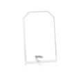 Polaris Clipped Rectangle Award - Silver | https://www.bestnamebadges.com