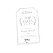 Polaris Clipped Rectangle Award - Silver | https://www.bestnamebadges.com