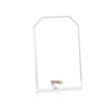 Polaris Clipped Rectangle Award - Gold | https://www.bestnamebadges.com