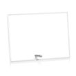 Polaris Rectangle (H) Award - Silver | https://www.bestnamebadges.com