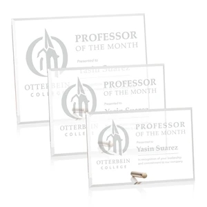 Polaris Rectangle (H) Award - Gold | https://www.bestnamebadges.com