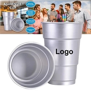 Aluminum Cup Recyclable Party Cup | https://www.bestnamebadges.com