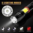 LED Tactical COB Flashlight | https://www.bestnamebadges.com