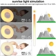 Sunrise Simulation Alarm Clock Wake Up Light | https://www.bestnamebadges.com
