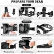 Premium Dry Top Snorkel Set | https://www.bestnamebadges.com