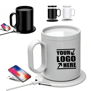 Smart Mug Warmer Phone Wireless Charging Set | https://www.bestnamebadges.com