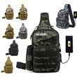 Tactical Molle Chest Bag with USB Charge Port | https://www.bestnamebadges.com