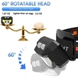 Rechargeable Headlamp Flashlight | https://www.bestnamebadges.com