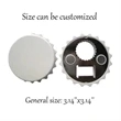 Custom Logo Magnetic Beer Cap Bottle Openers | https://www.bestnamebadges.com