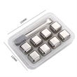 Custom Reusable Portable Stainless Steel Ice Cube Tongs Set | https://www.bestnamebadges.com