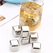 Custom Reusable Portable Stainless Steel Ice Cube Tongs Set | https://www.bestnamebadges.com