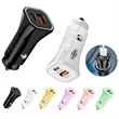Custom Compact USB PD Dual Car Port Chargers | https://www.bestnamebadges.com