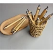 Custom Luxury Bamboo Ballpoint Pen | https://www.bestnamebadges.com
