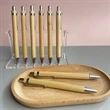 Custom Luxury Bamboo Ballpoint Pen | https://www.bestnamebadges.com