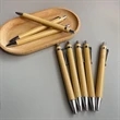 Custom Luxury Bamboo Ballpoint Pen | https://www.bestnamebadges.com
