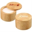 Custom Portable Gift Bamboo Container With Lid | https://www.bestnamebadges.com