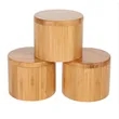 Custom Portable Gift Bamboo Container With Lid | https://www.bestnamebadges.com