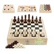 4 in 1 Wooden Board Game Board | https://www.bestnamebadges.com