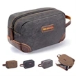 Custom Men's Travel Toiletry Bag | https://www.bestnamebadges.com