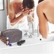 Custom Men's Travel Toiletry Bag | https://www.bestnamebadges.com